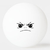 不機嫌マッチカスタムピンポンボール 卓球ボール (正面)