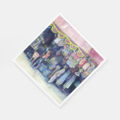 不機嫌マン・オン・マーケット/メイン（シンガポール） スタンダードランチョンナプキン (角)