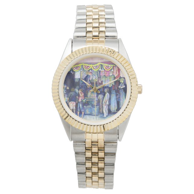 不機嫌マン・オン・マーケット/メイン（シンガポール） 腕時計 (正面)