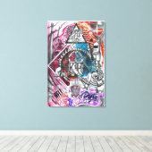 不機嫌ミックス キャンバスプリント (インサイチュ (ウッドフロア))