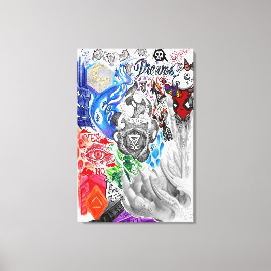 不機嫌ミックスVol.2 キャンバスプリント (正面)