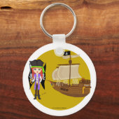 不機嫌モーガン&シップ・キーチェーン キーホルダー (正面)