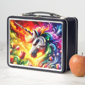 不機嫌ユニコーン メタルランチボックス (インサイチュ)