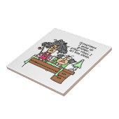 不機嫌ユーモアのあるに眠る タイル (側面)