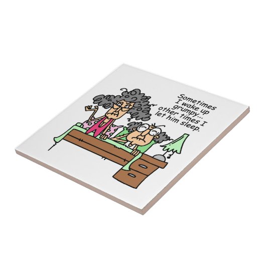 不機嫌ユーモアのあるに眠る タイル (側面)