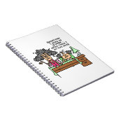 不機嫌ユーモアのあるに眠る ノートブック (右側)