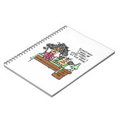 不機嫌ユーモアのあるに眠る ノートブック (左側)