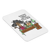 不機嫌ユーモアのあるに眠る マグネット (右側)