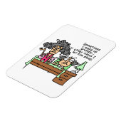 不機嫌ユーモアのあるに眠る マグネット (左側)