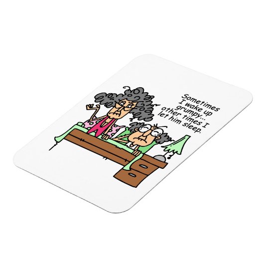 不機嫌ユーモアのあるに眠る マグネット (左側)