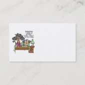 不機嫌ユーモアのあるに眠る 名刺 (裏面)