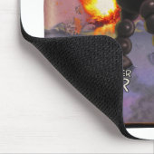 不機嫌ロボットパルプカバーマウスパッド マウスパッド (コーナー)