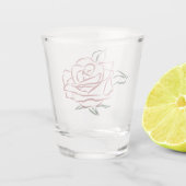 不機嫌上がりました ショットグラス (裏面)