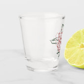 不機嫌上がりました ショットグラス (左)