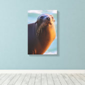 不機嫌仲間？ キャンバスプリント (インサイチュ (ウッドフロア))