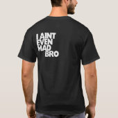 不機嫌仲間？私は不機嫌兄弟ではない Tシャツ (裏面)