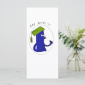 不機嫌小道具の卒業表 カード (スタンド正面)