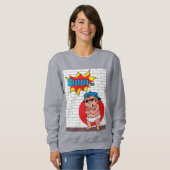 不機嫌少年 スウェットシャツ (正面フル)