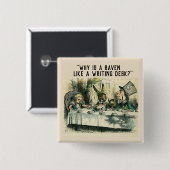 不機嫌帽子屋さんの謎 缶バッジ (正面&裏面)