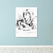 不機嫌帽子屋 キャンバスプリント (インサイチュ (ウッドフロア))