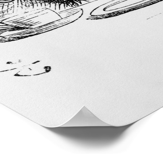 不機嫌帽子屋 ポスター (角)