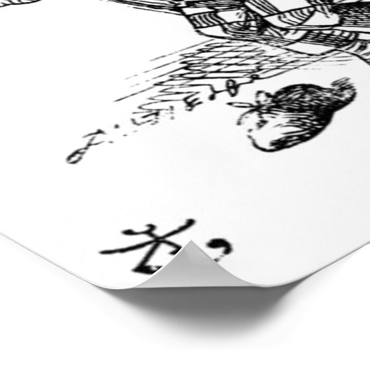 不機嫌帽子屋 ポスター (角)