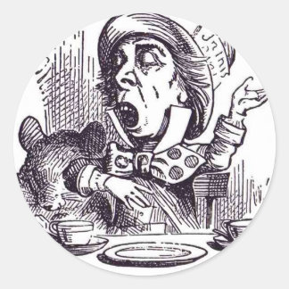 不機嫌帽子屋 ラウンドシール