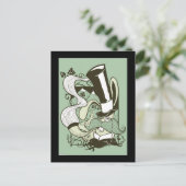 不機嫌帽子葉書 ポストカード (スタンド正面)