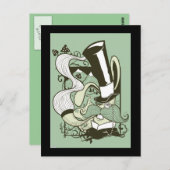 不機嫌帽子葉書 ポストカード (正面/裏面)