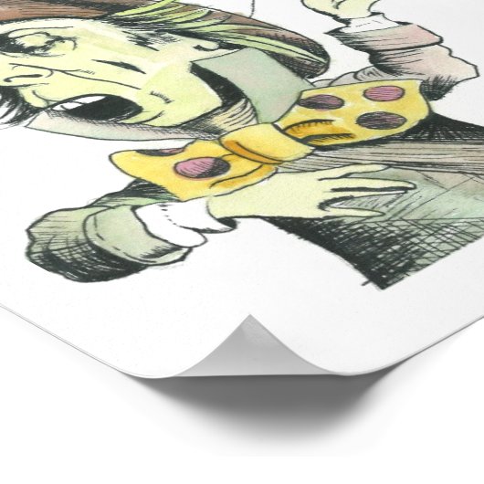 不機嫌帽子 ポスター (角)