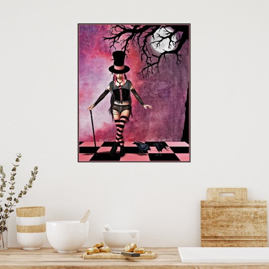 不機嫌帽子 ポスター (キッチン)