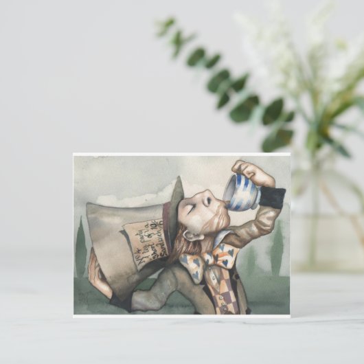 不機嫌帽子 ポストカード (スタンド正面)