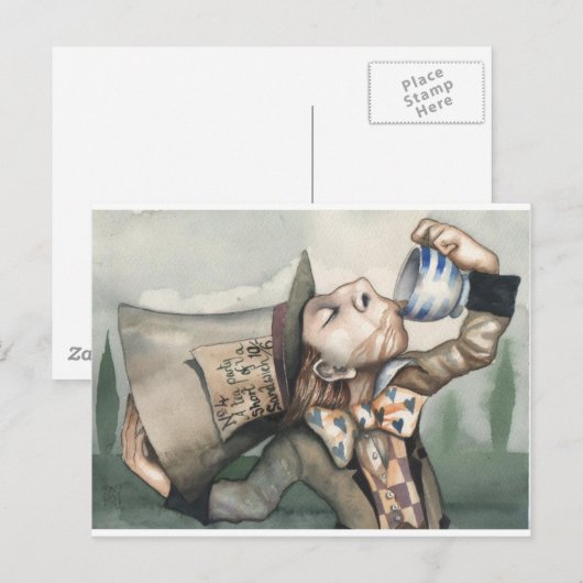 不機嫌帽子 ポストカード (正面/裏面)