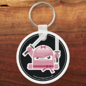 不機嫌忍者スキルキーチェーン キーホルダー (正面)