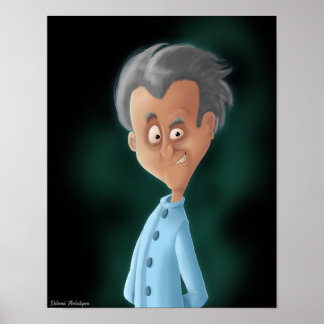 不機嫌教授スケッチ ポスター