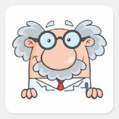 不機嫌教授 スクエアシール (正面)