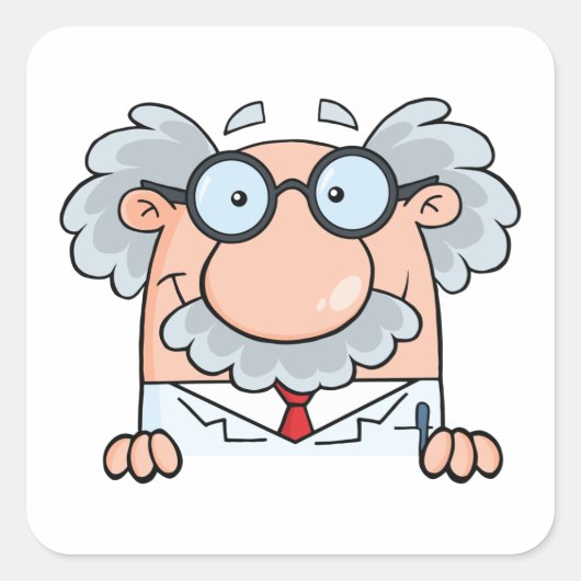 不機嫌教授 スクエアシール (正面)