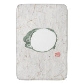 不機嫌日本のなカエル19世紀 バスマット (正面縦)