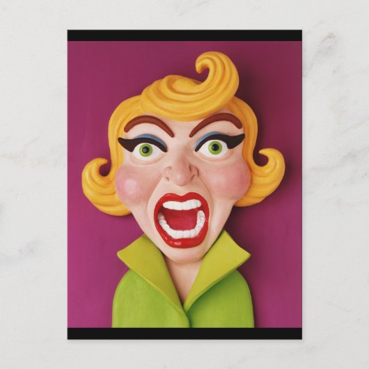 不機嫌母 ポストカード (正面)