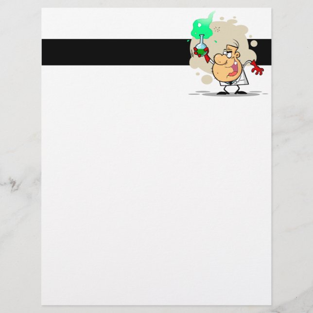 不機嫌熱狂する科学者の漫画 (正面)