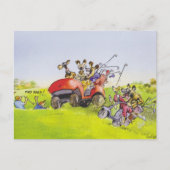 不機嫌犬 ポストカード (正面)