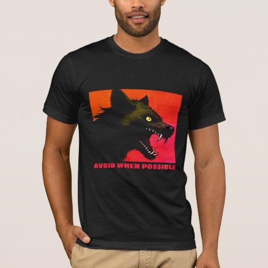 不機嫌犬 Tシャツ (正面)