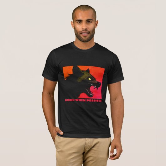不機嫌犬 Tシャツ (正面フル)