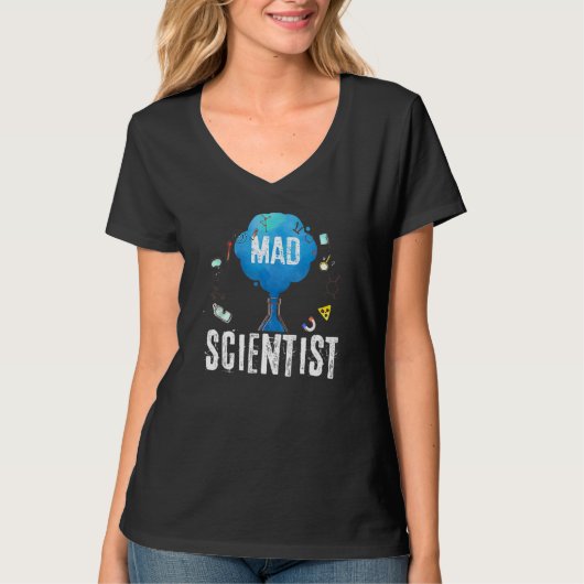 不機嫌科学おもしろい引用文T型 Tシャツ (正面)