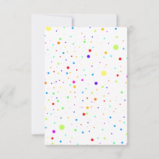 不機嫌科学の誕生日パーティーの招待状 招待状 (裏面)