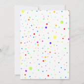 不機嫌科学の誕生日パーティーへの誘い 招待状 (裏面)