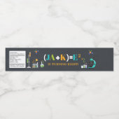 不機嫌科学の誕生日パーティー少年の好意 ペットボトルラベル (シングルラベル)