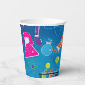 不機嫌科学カラフルおもしろい誕生会 紙コップ (裏面)