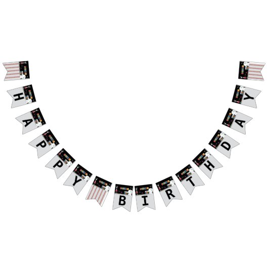 不機嫌科学ハッピーバースデー バンティングフラッグ (全)