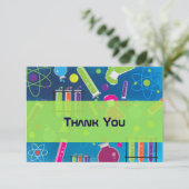 不機嫌科学バースデーパーティーサンキューカード サンキューカード (スタンド正面)